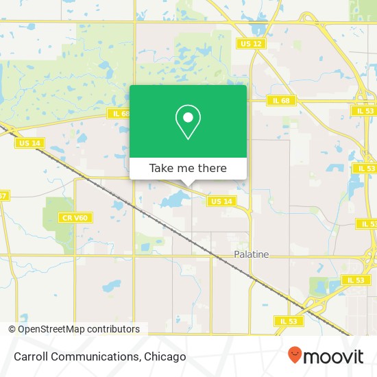 Carroll Communications map