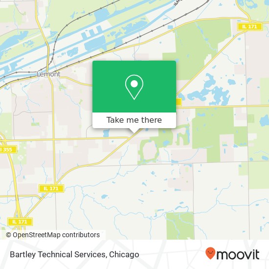 Bartley Technical Services map