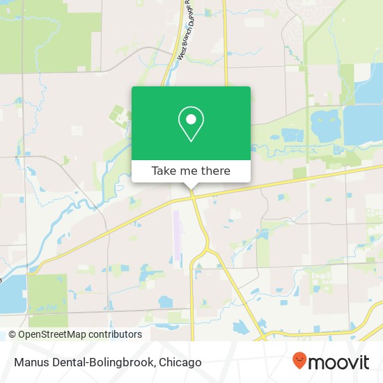 Manus Dental-Bolingbrook map