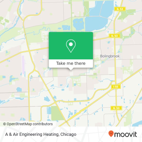 A & Air Engineering Heating map