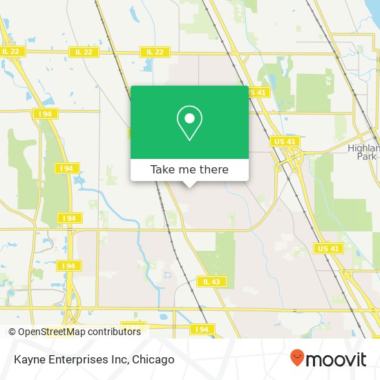 Kayne Enterprises Inc map