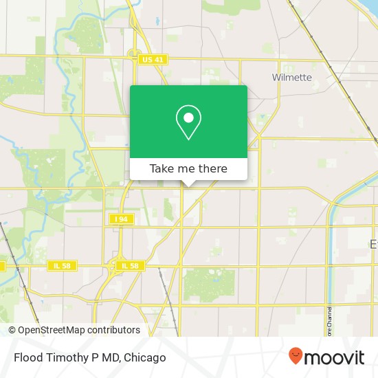 Flood Timothy P MD map