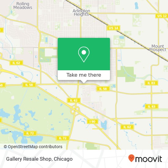 Gallery Resale Shop map