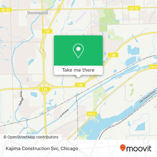 Mapa de Kajima Construction Svc