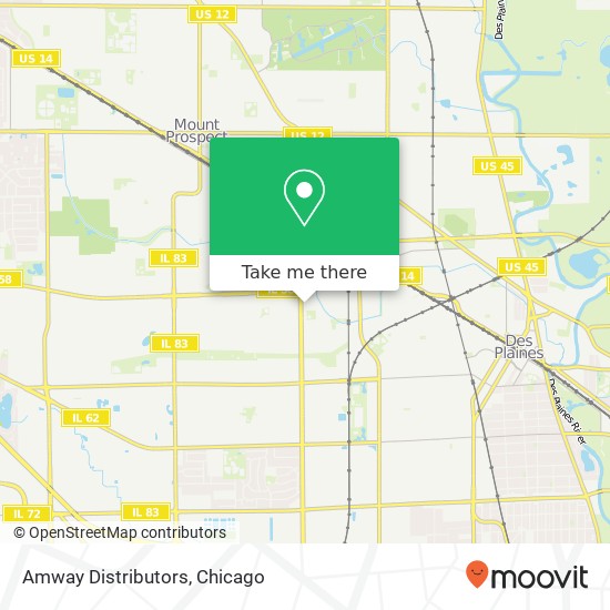 Amway Distributors map