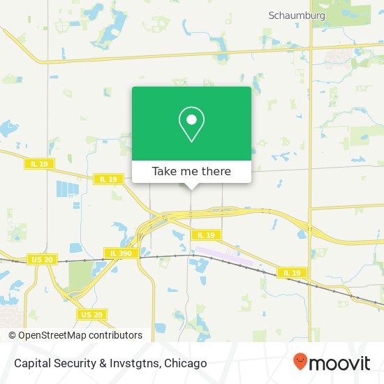 Capital Security & Invstgtns map