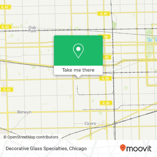 Mapa de Decorative Glass Specialties