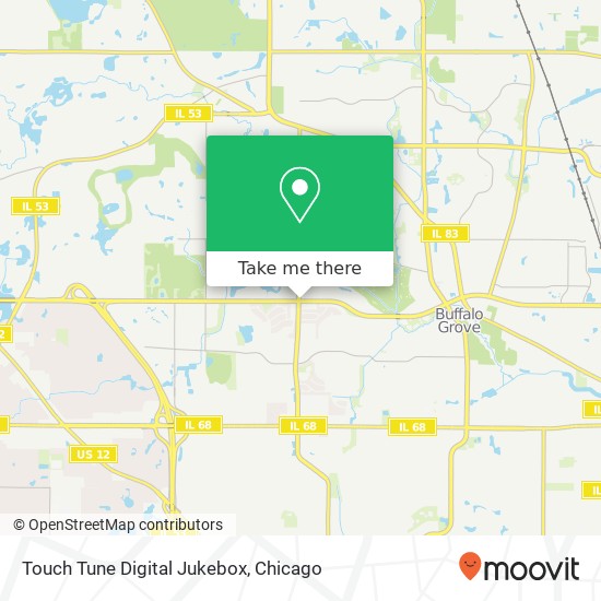 Mapa de Touch Tune Digital Jukebox