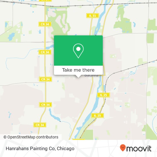 Hanrahans Painting Co map