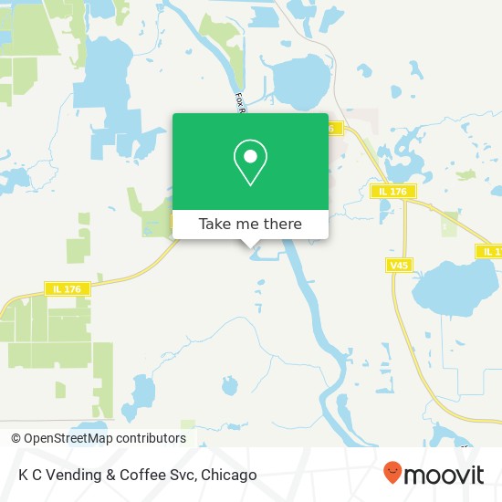 K C Vending & Coffee Svc map