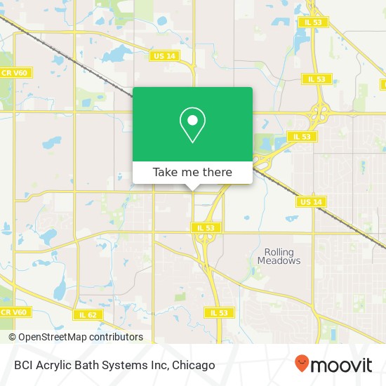 BCI Acrylic Bath Systems Inc map