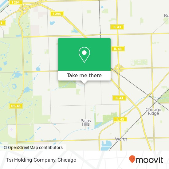 Tsi Holding Company map