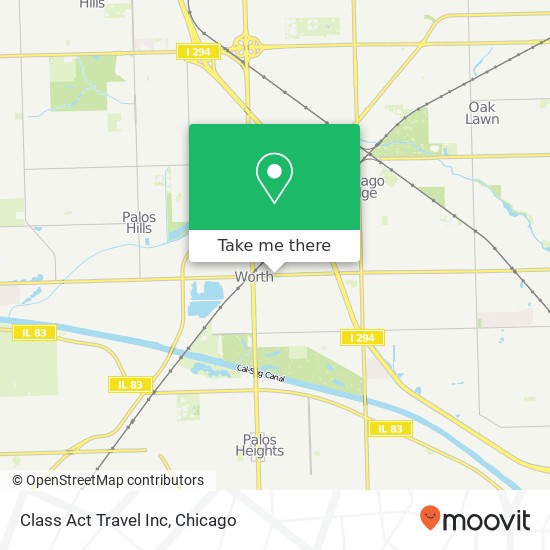 Class Act Travel Inc map