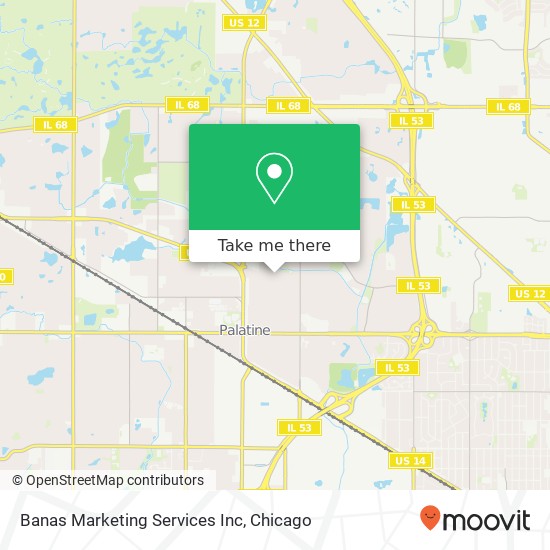 Mapa de Banas Marketing Services Inc
