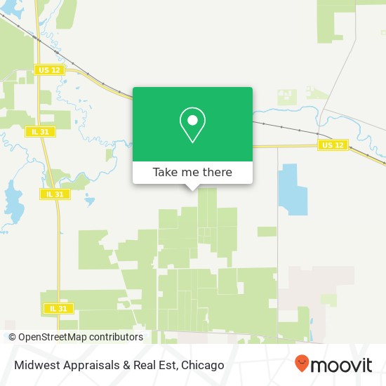 Mapa de Midwest Appraisals & Real Est