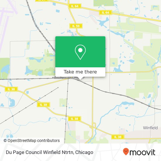 Mapa de Du Page Council Winfield Ntrtn