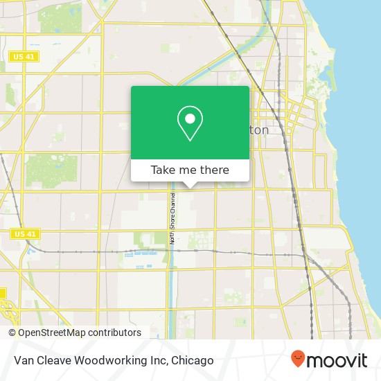 Mapa de Van Cleave Woodworking Inc