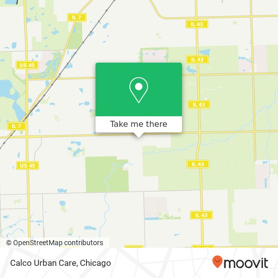 Calco Urban Care map