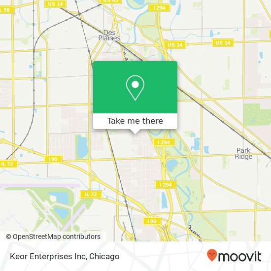 Keor Enterprises Inc map