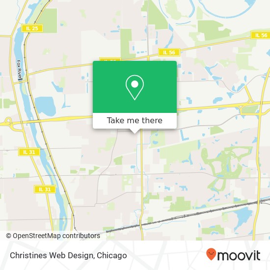 Mapa de Christines Web Design