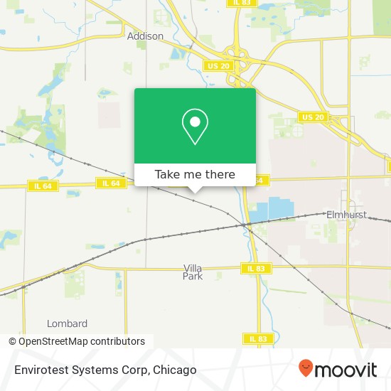 Envirotest Systems Corp map