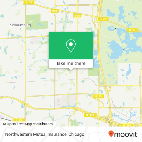 Northwestern Mutual Insurance map