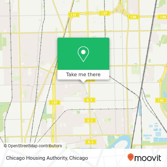 Mapa de Chicago Housing Authority