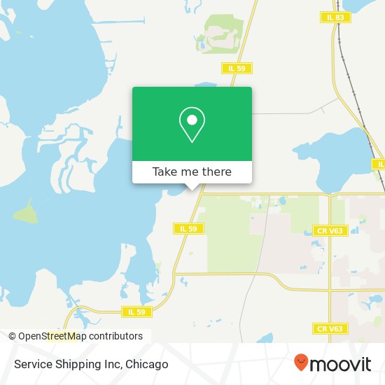 Service Shipping Inc map