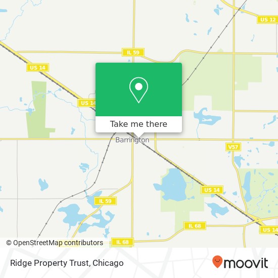 Ridge Property Trust map