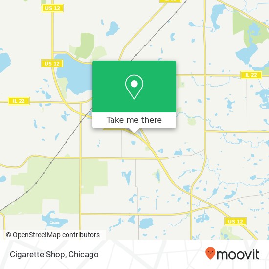 Cigarette Shop map