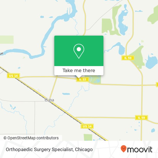 Orthopaedic Surgery Specialist map