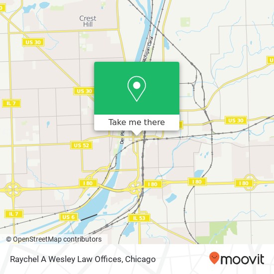 Raychel A Wesley Law Offices map