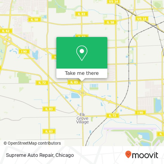 Supreme Auto Repair map