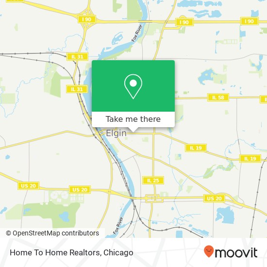 Home To Home Realtors map