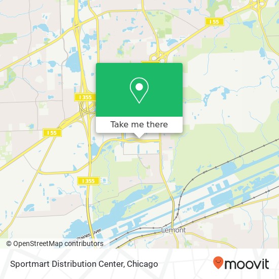 Mapa de Sportmart Distribution Center