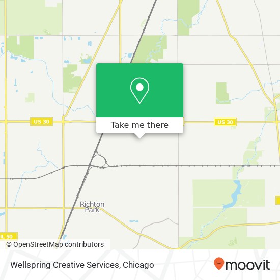 Wellspring Creative Services map