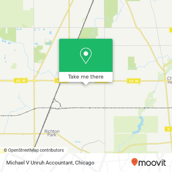 Michael V Unruh Accountant map