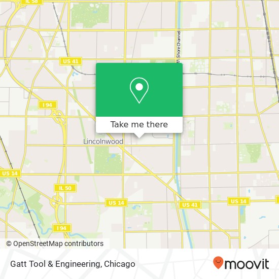 Mapa de Gatt Tool & Engineering