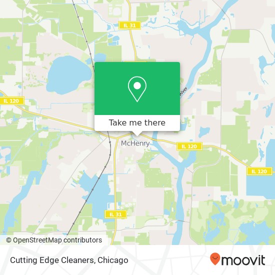Cutting Edge Cleaners map