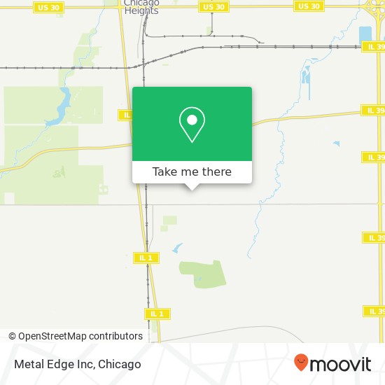 Mapa de Metal Edge Inc