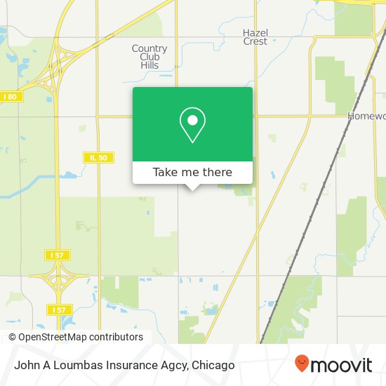 John A Loumbas Insurance Agcy map