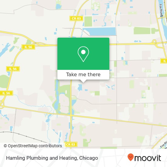 Hamling Plumbing and Heating map