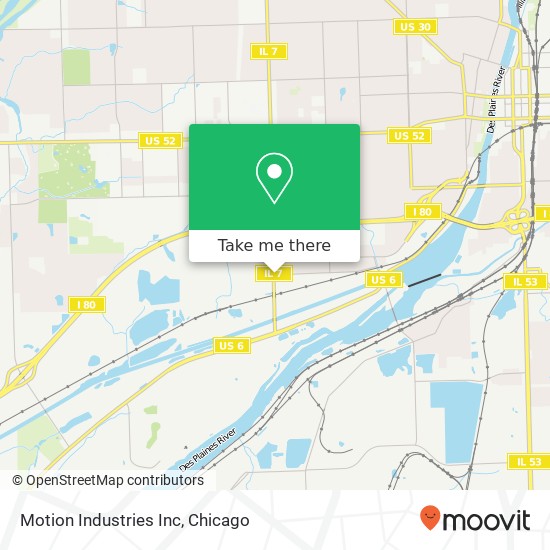 Mapa de Motion Industries Inc