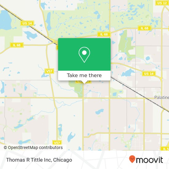 Mapa de Thomas R Tittle Inc