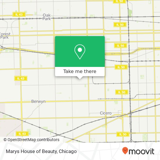 Marys House of Beauty map