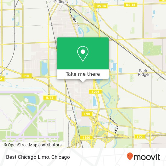 Best Chicago Limo map