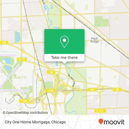 City One Home Mortgage map