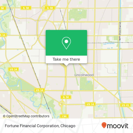 Fortune Financial Corporation map