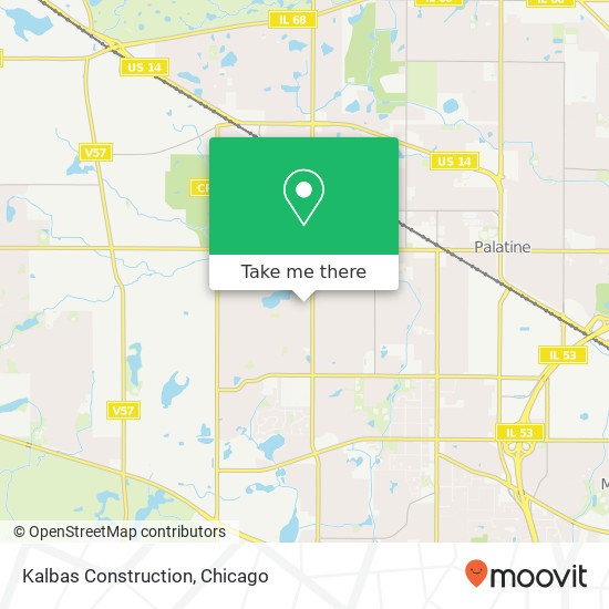 Kalbas Construction map