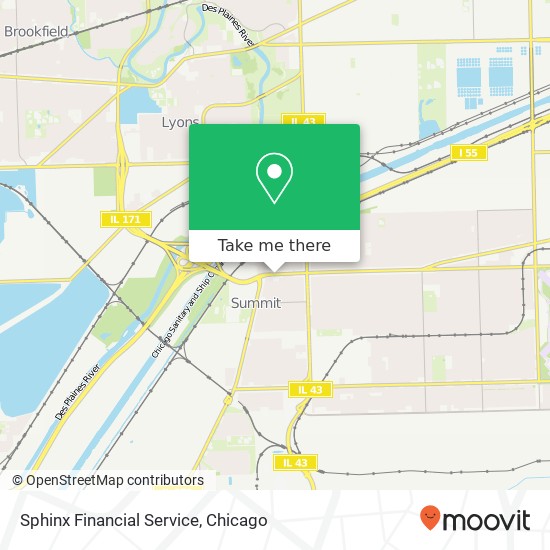 Sphinx Financial Service map